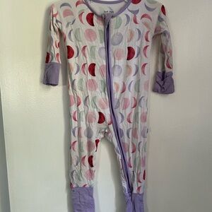 Little Sleepies - Luna Mauve Zippy - 3-6m
